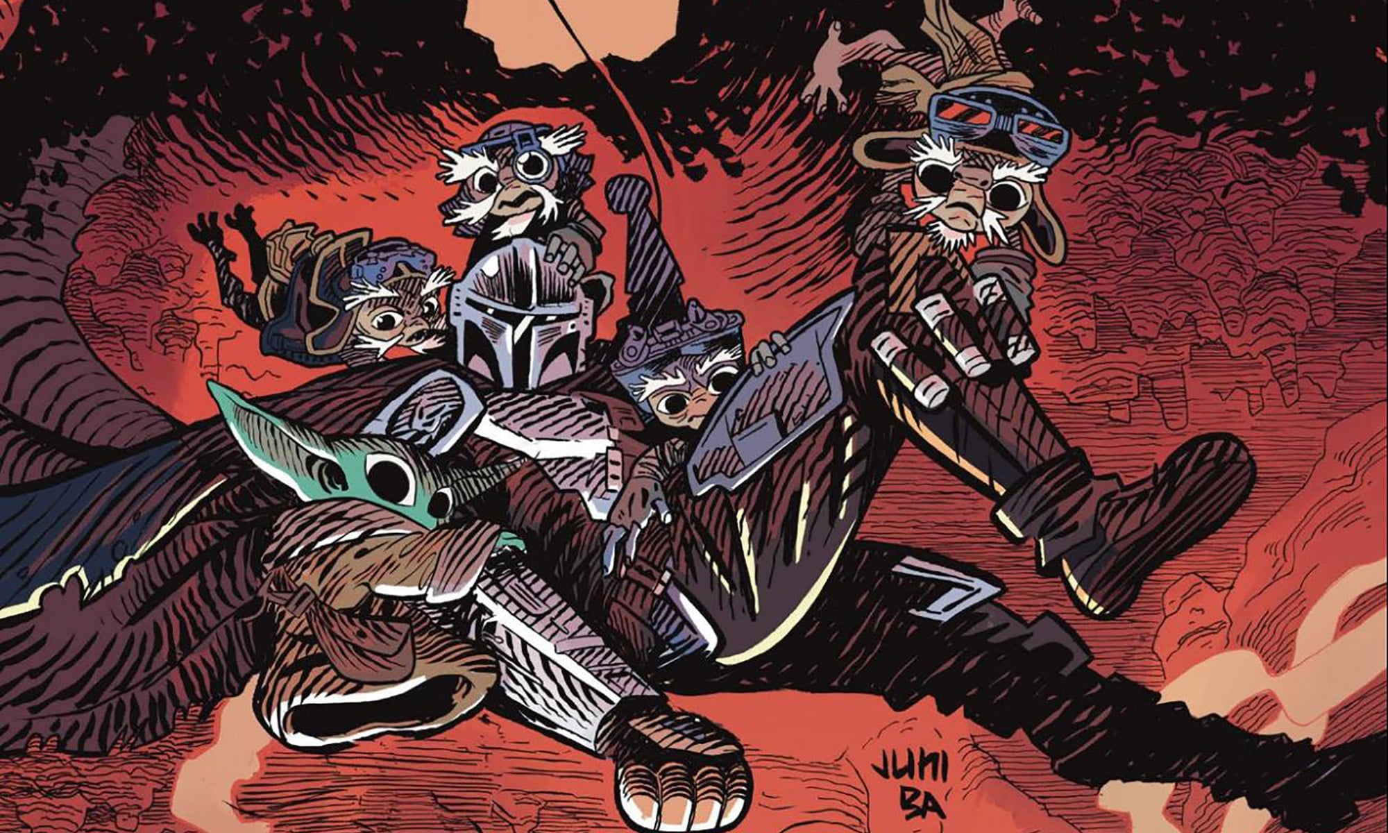 The Mandalorian and Grogu: Danger in the Dark cover