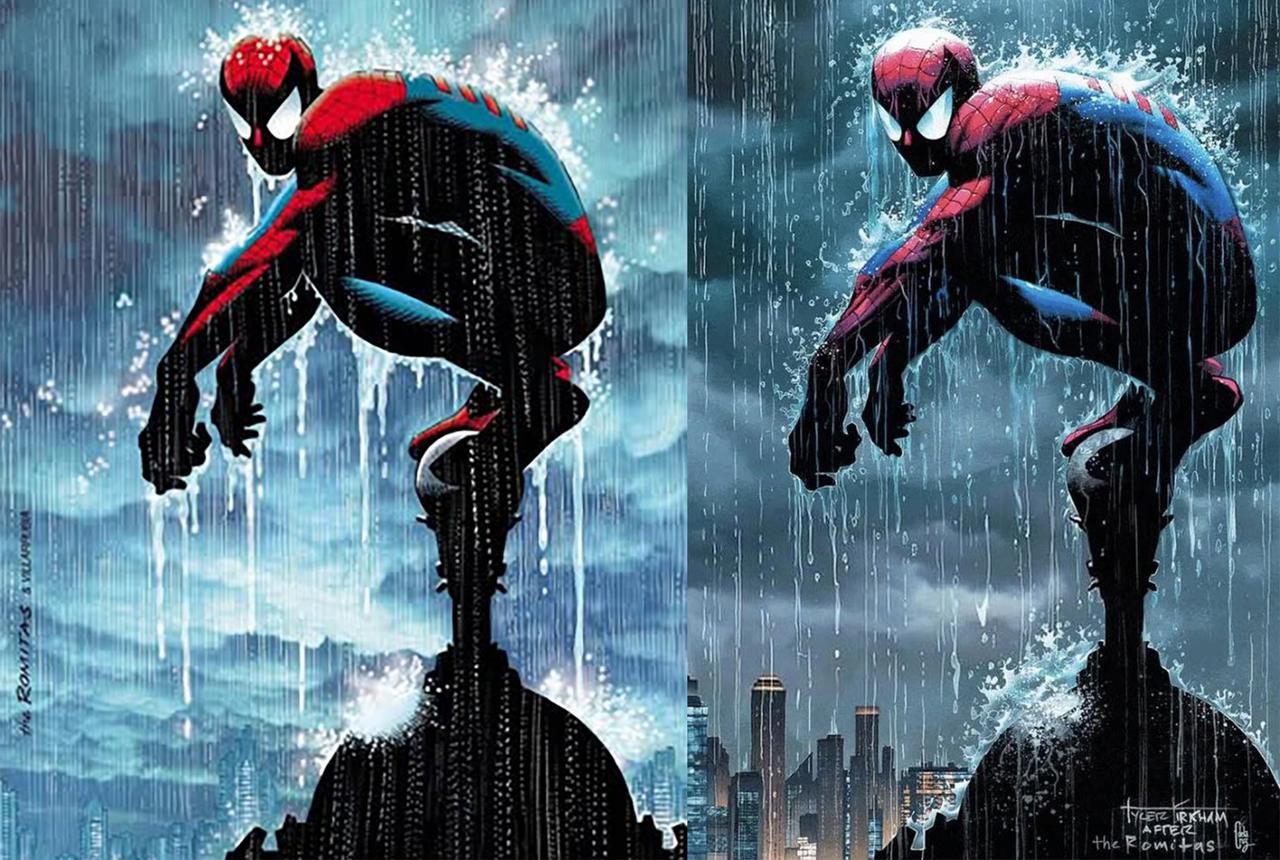 Two Spider-Man illustrations