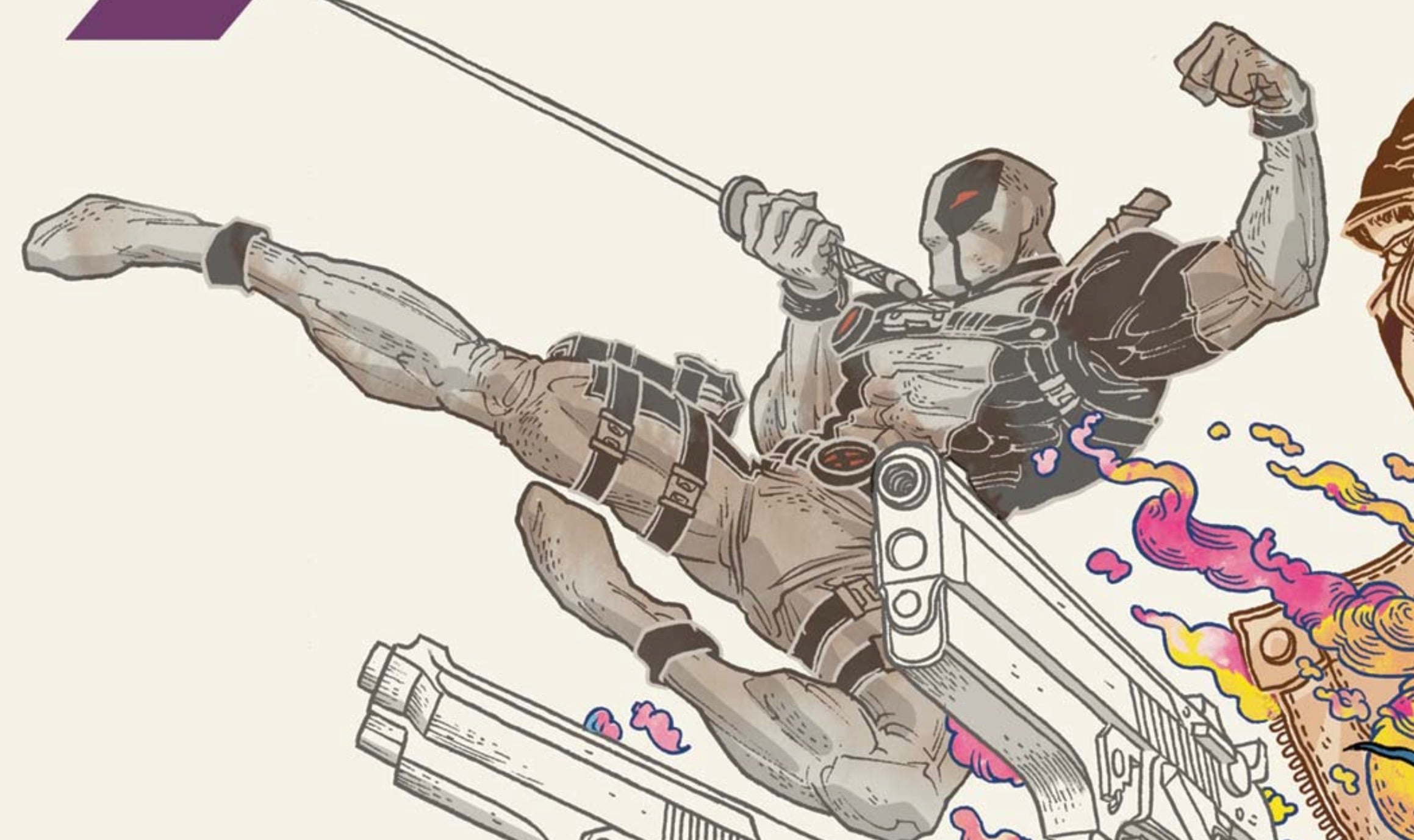 Deadpool on the cover of Uncanny X-Force #19