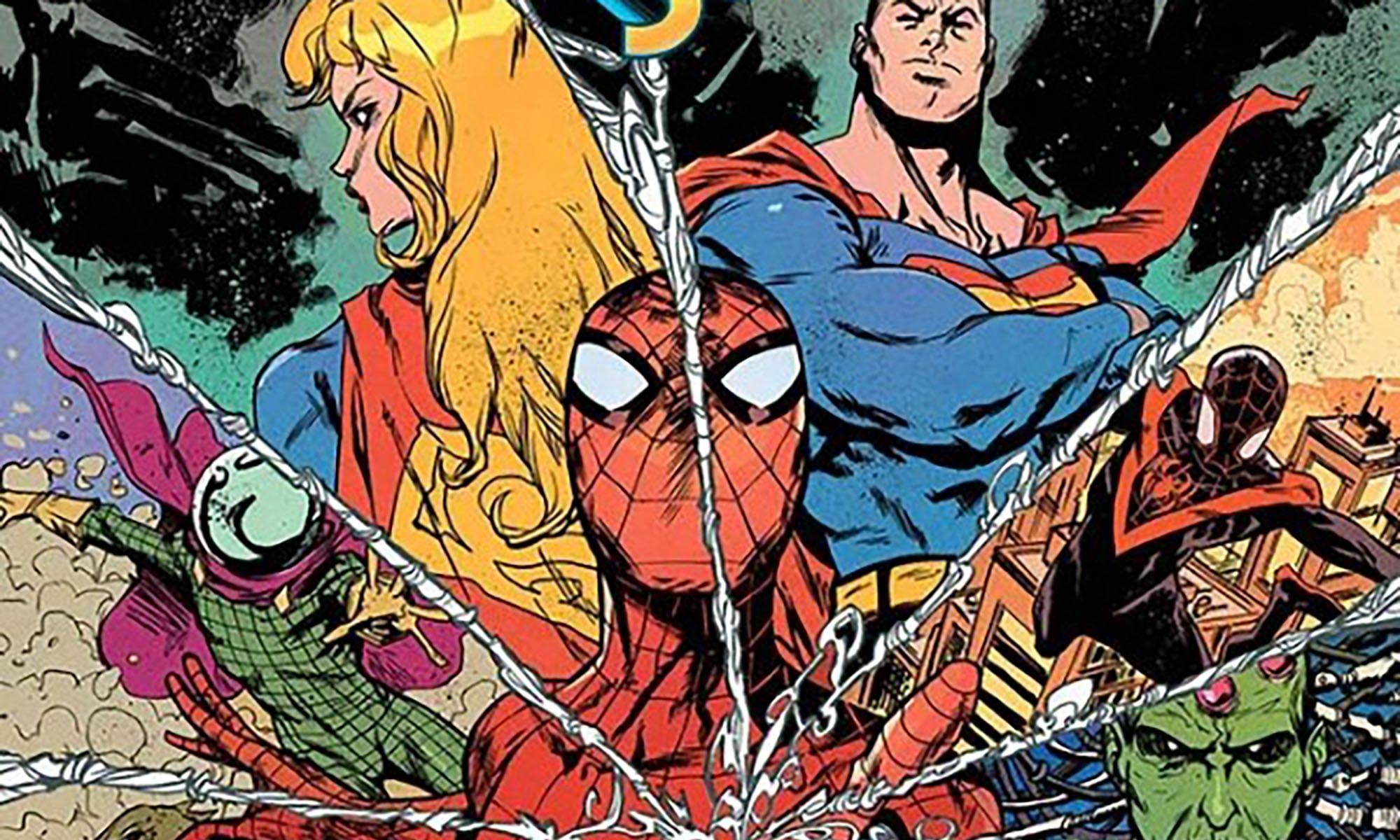 Spider-Man/Superman #1 variant cover excerpt