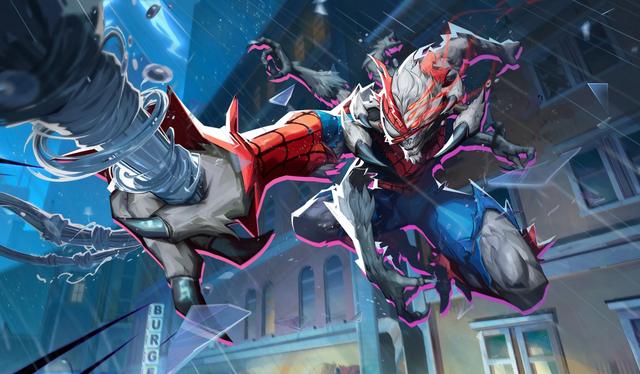 An image of the Man-Spider MVP screen from Marvel Rivals