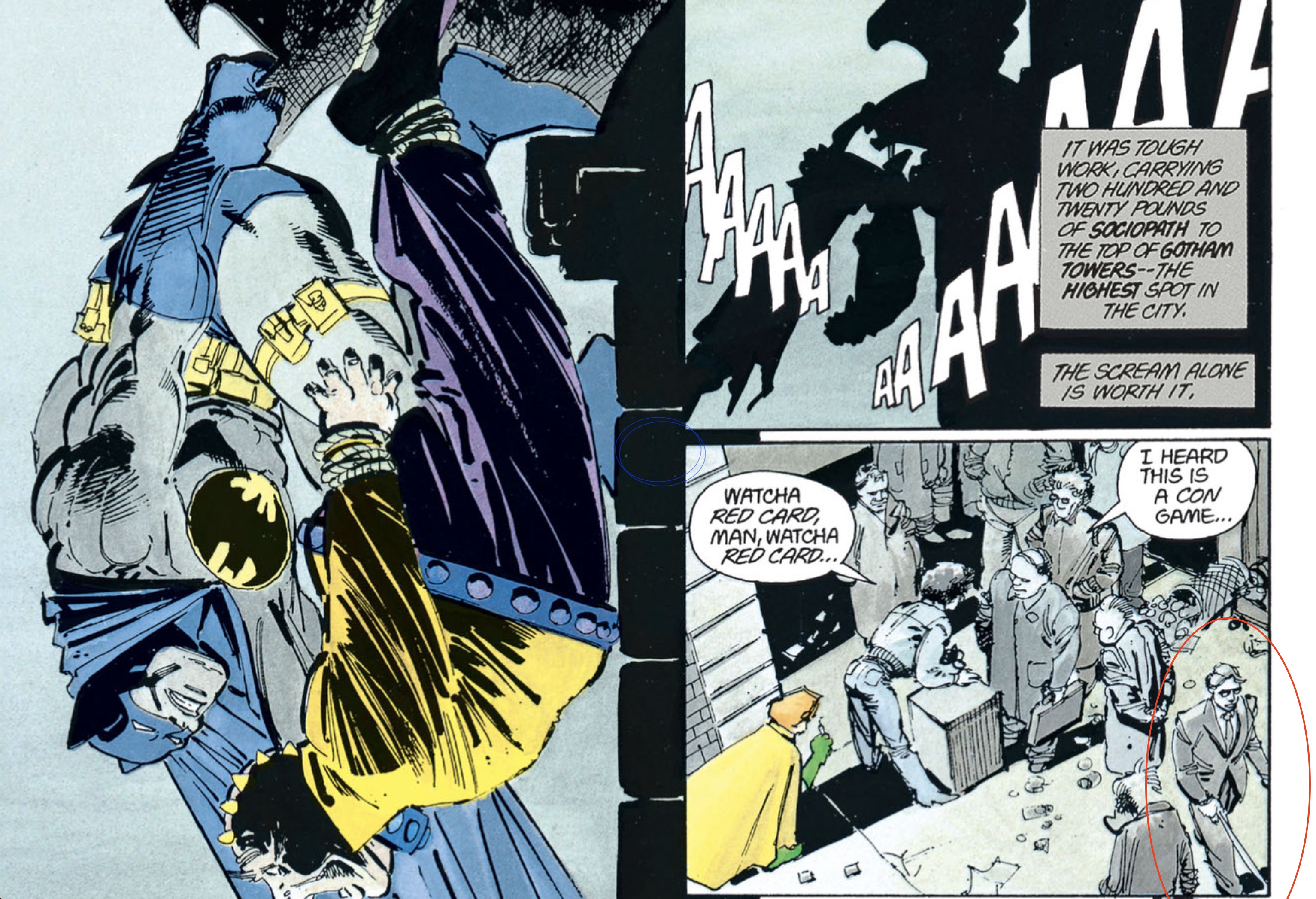 Panels from Batman: The Dark Knight Returns #2
