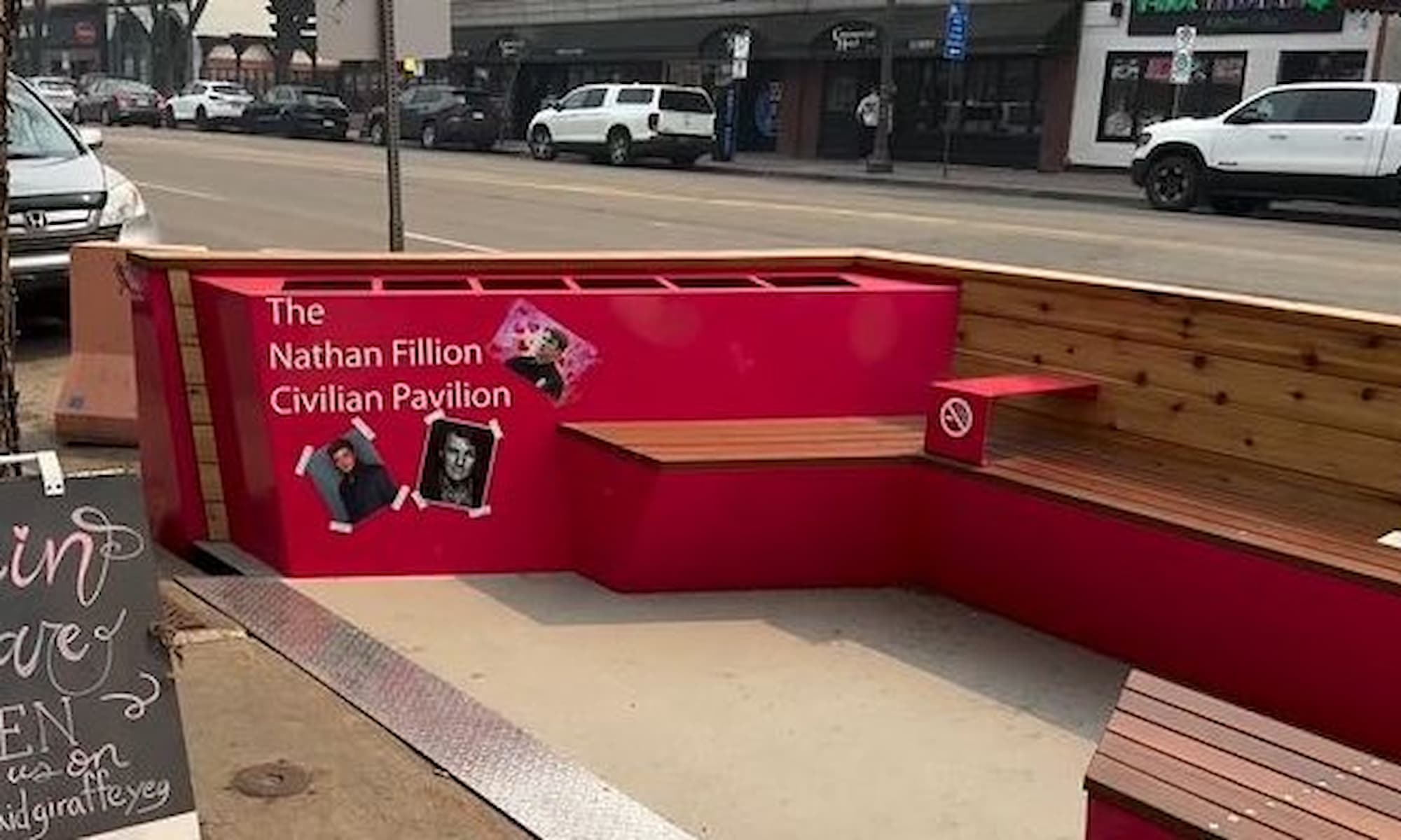 Nathan Fillion Civilion Pavilion In Edmonton