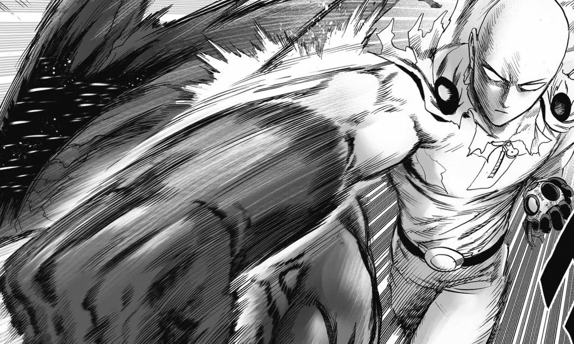 One Punch Man Punching Panel