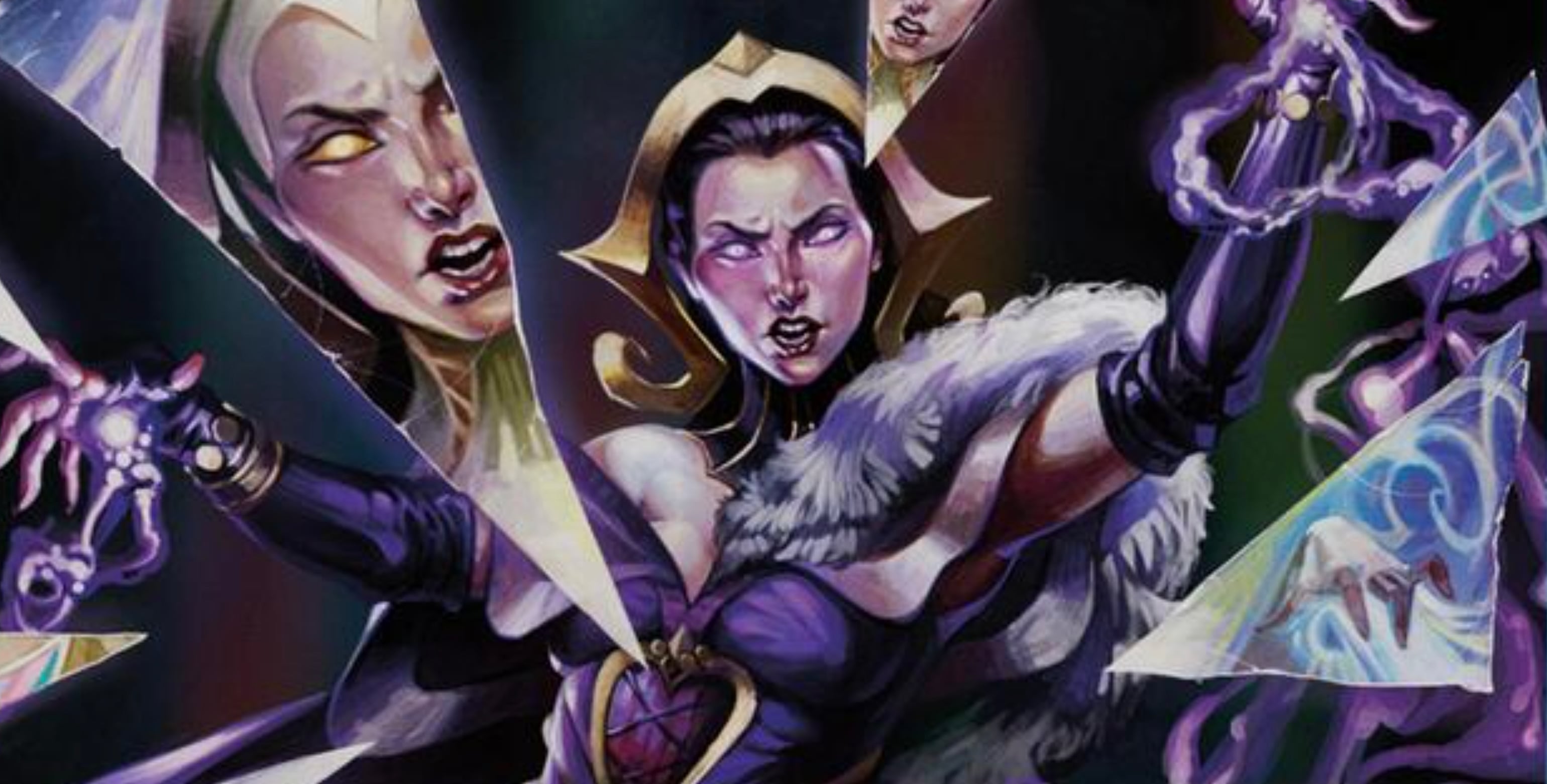 The art for the Reality Fracture collector booster packs