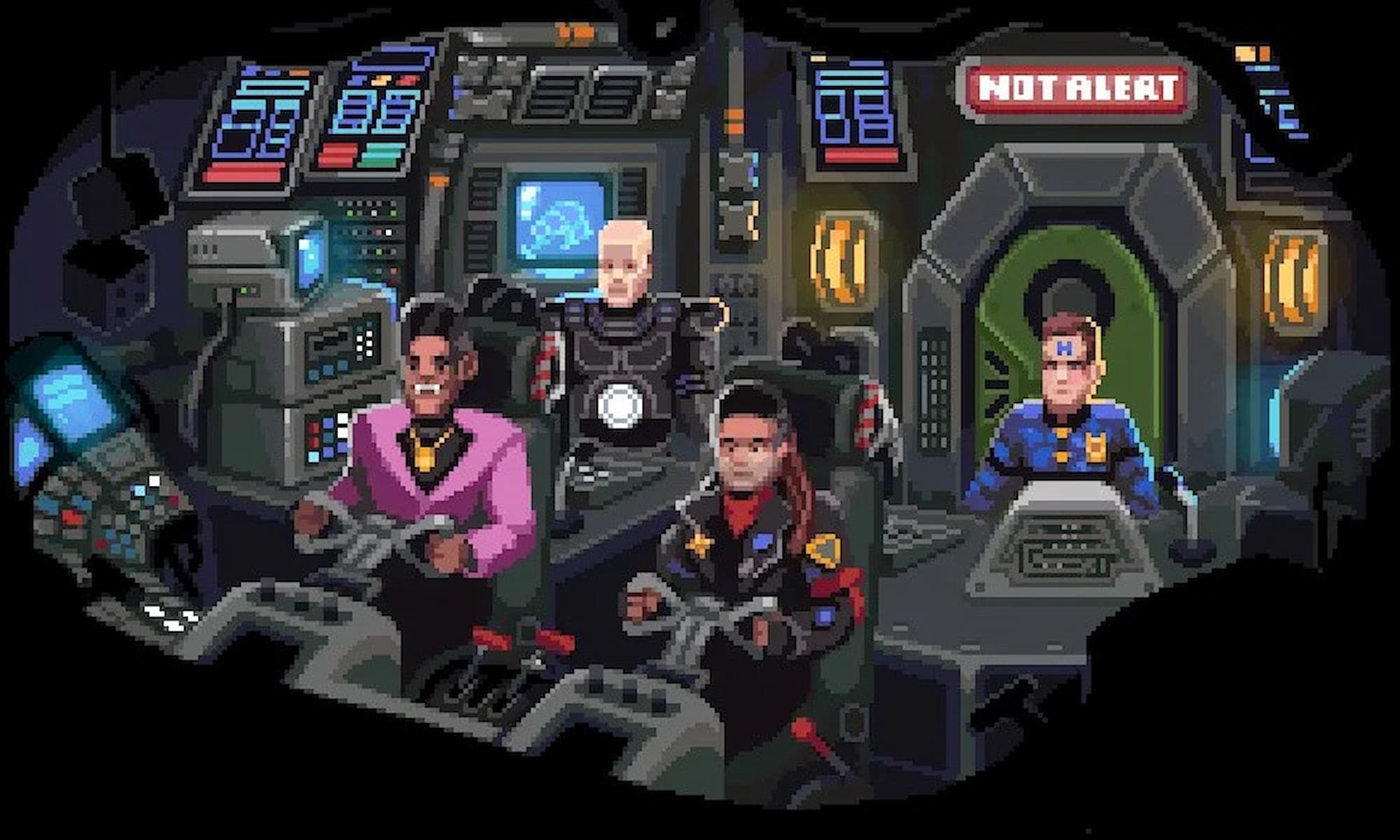 Red Dwarf Adventure Game Art