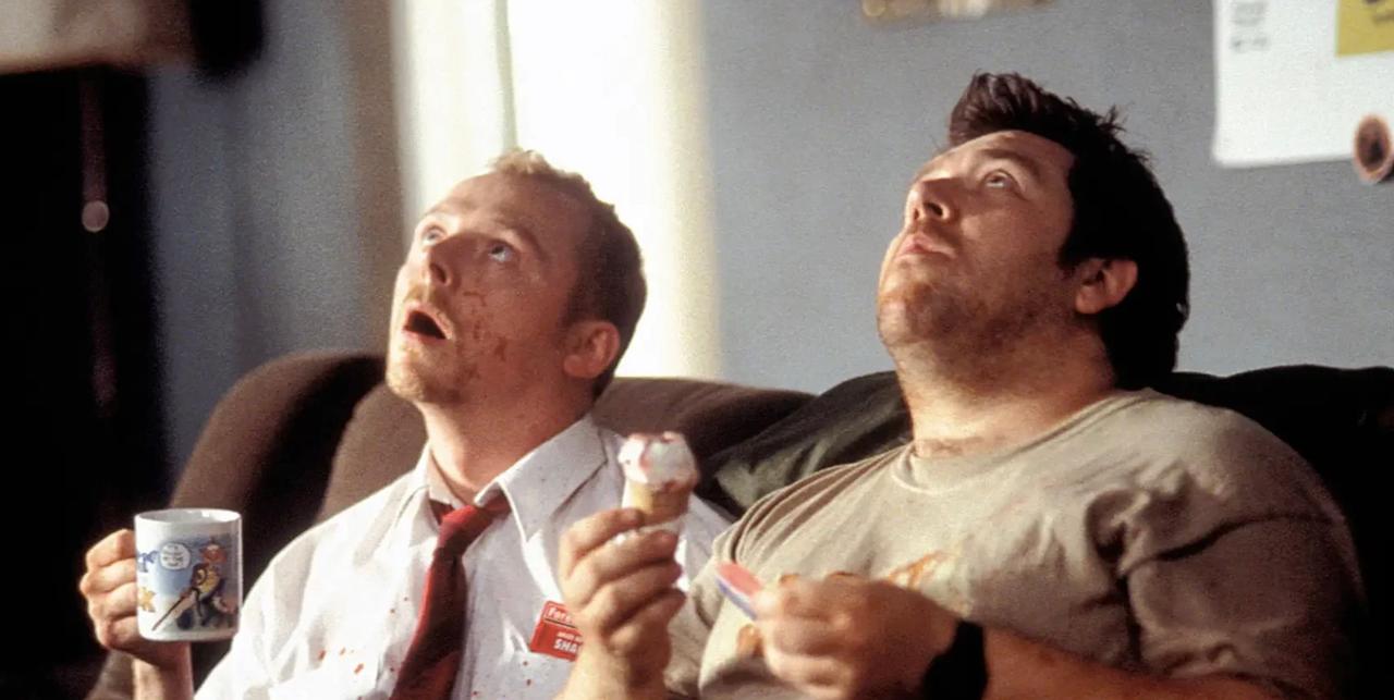 A still from the film Shaun of the Dead