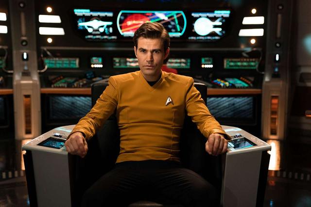 An image of Kirk on Star Trek Strange New Worlds