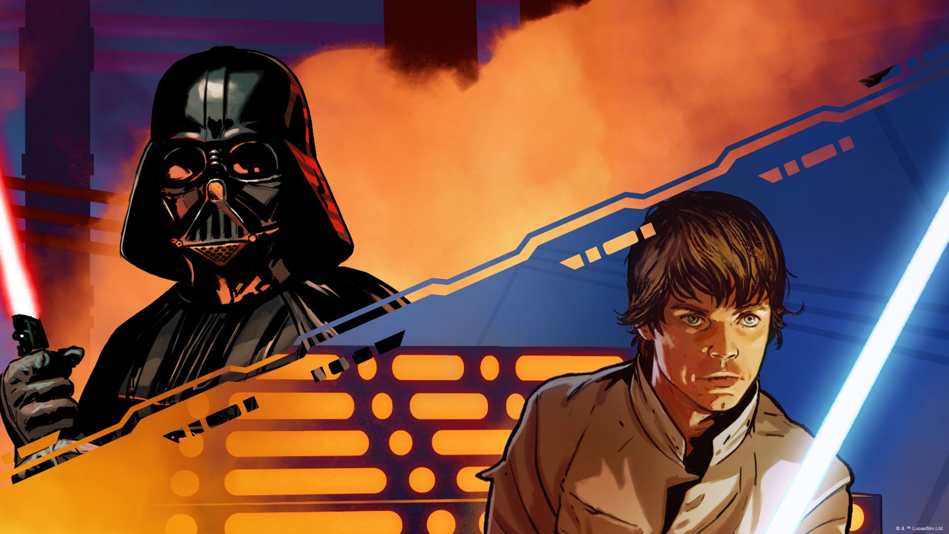 Art from Star Wars Unlimited cards