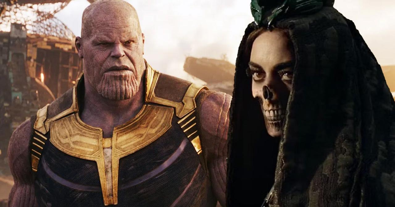 Thanos and Death in the MCU