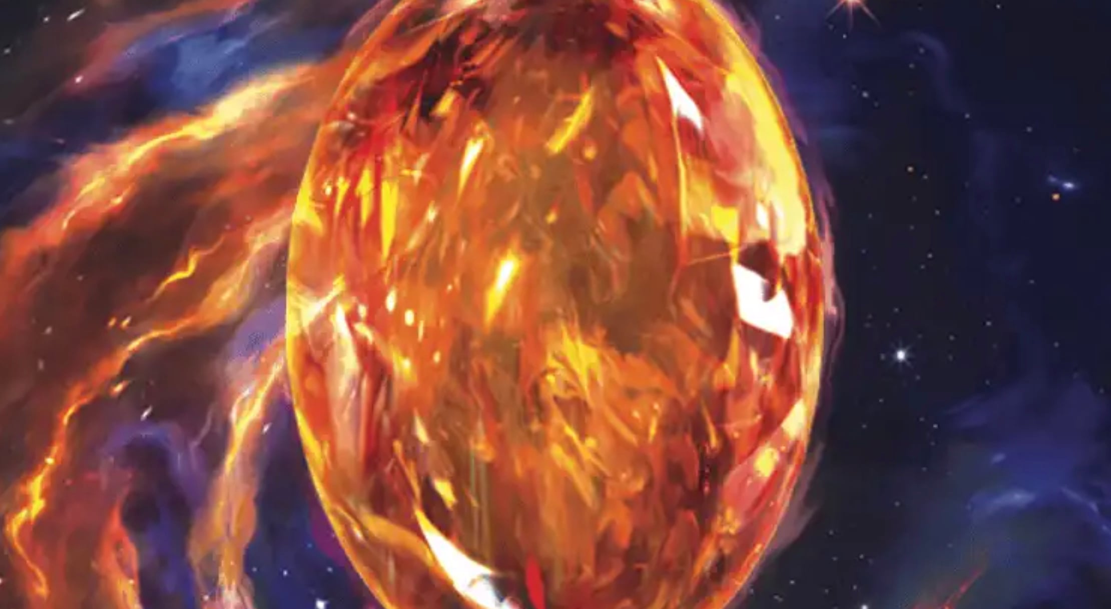 An image of The Soul Stone cosmic foil card from Magic: The Gathering