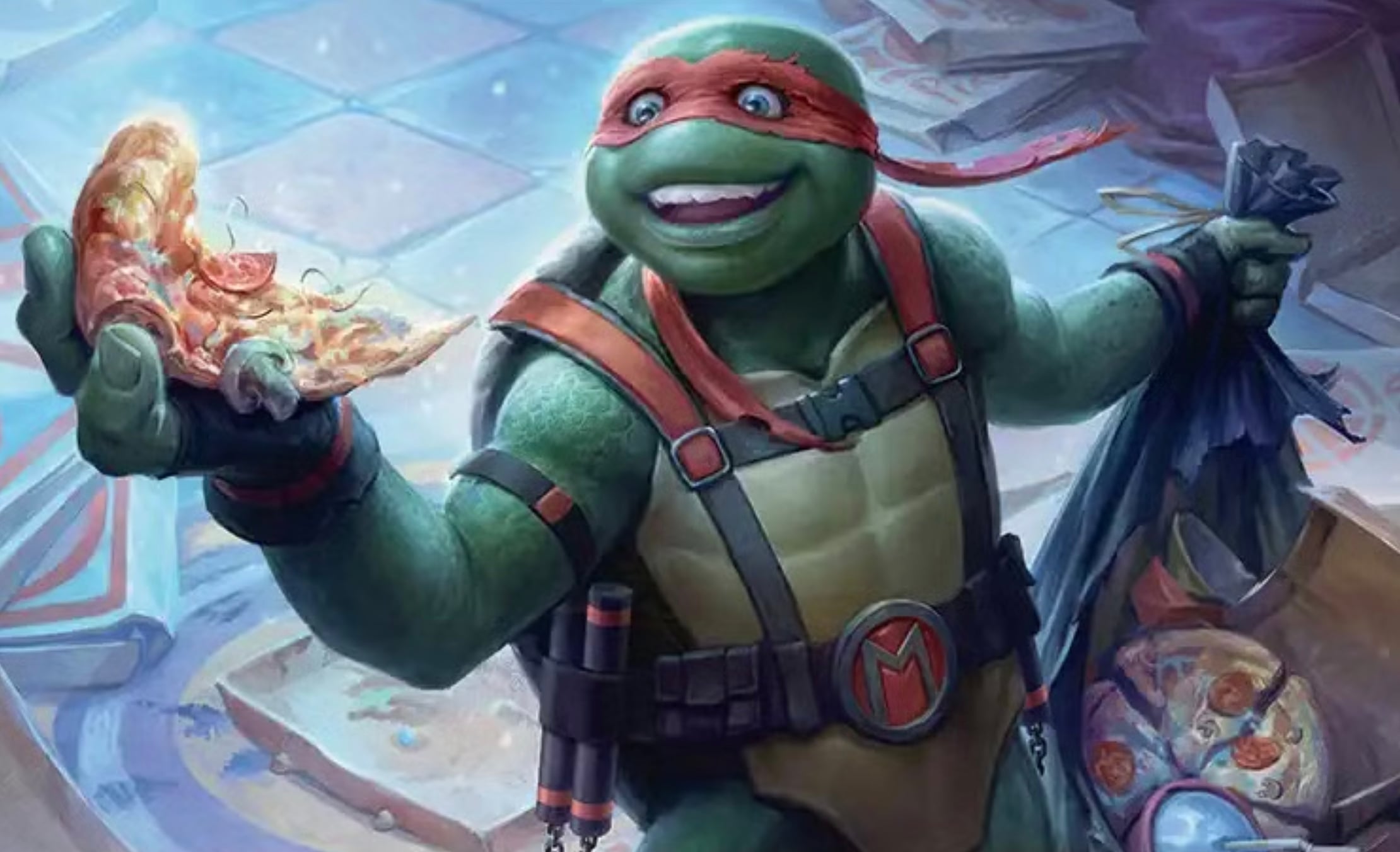 The art for Waste Not from Teenage Mutant Ninja Turtles x Magic: The Gathering