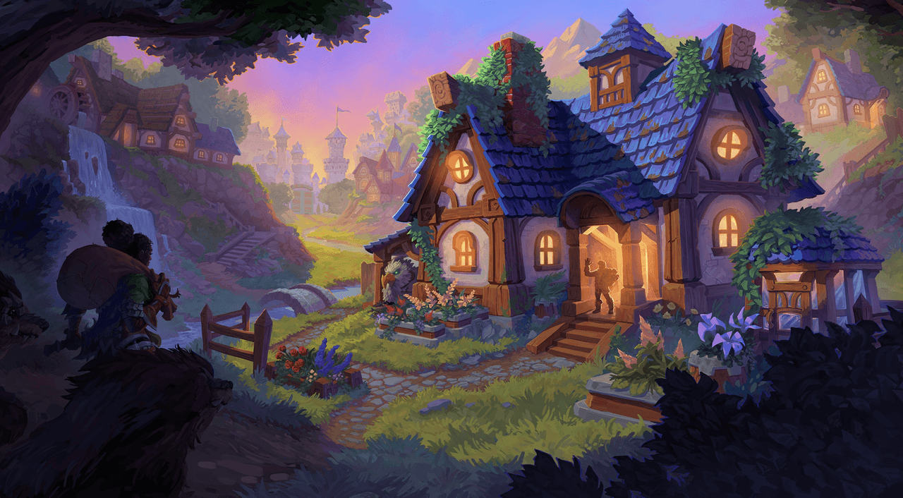 An image of housing from World of Warcraft