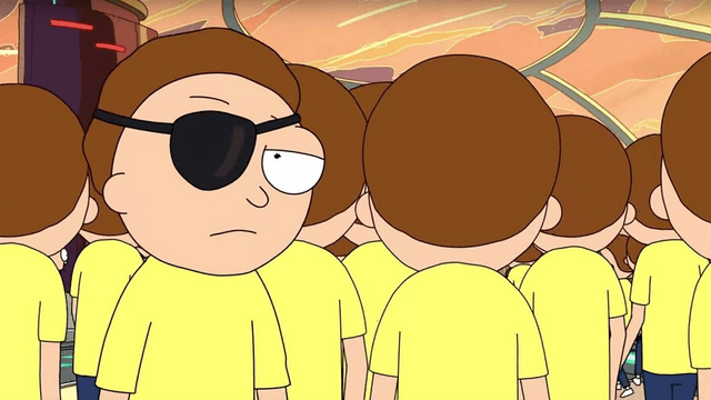 Evil Morty in season 1 of Rick and Morty