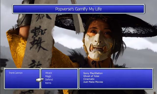 Gamify My Life Sony Gaming Movies